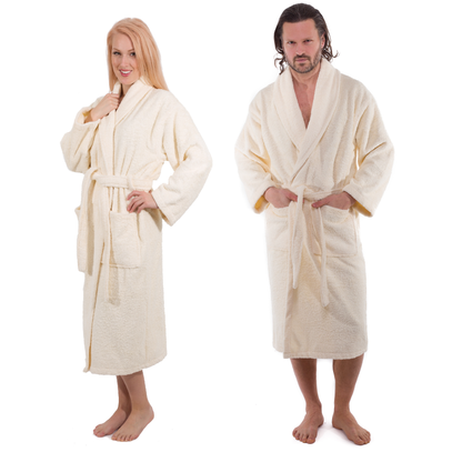 Classic Turkish Combed Cotton Luxurious Thick Unisex Bathrobes by Classic Turkish Towels