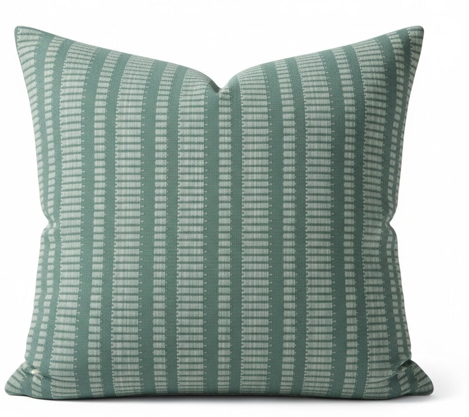 Oyo Pillow Cover in Green, Designer Pillows