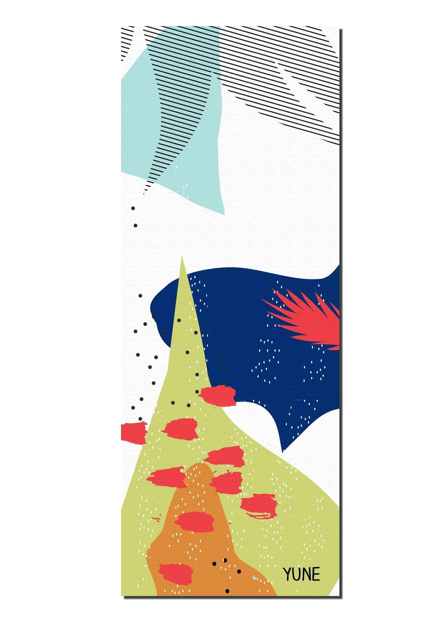 Yoga Mat | 6mm Thick | Multicolored | Non-Slip | Eco Friendly | Yune Yoga | Vega - Yune Yoga