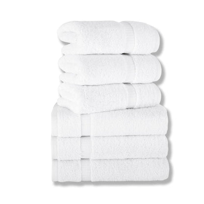 Villa Turkish Cotton Hotel Collection Hand Towels - 6 Pieces by Classic Turkish Towels