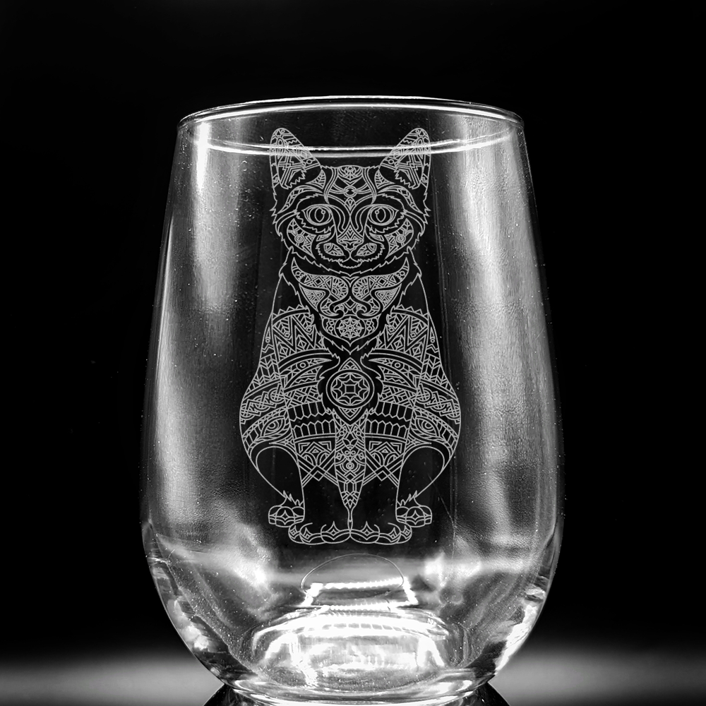 Mystical Animal Wine Glasses