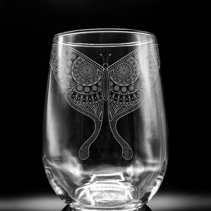 Mystical Animal Wine Glasses