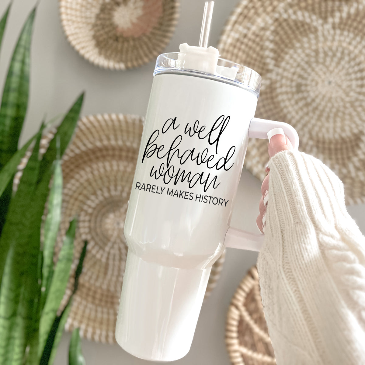 Well Behaved Woman 40oz Tumbler