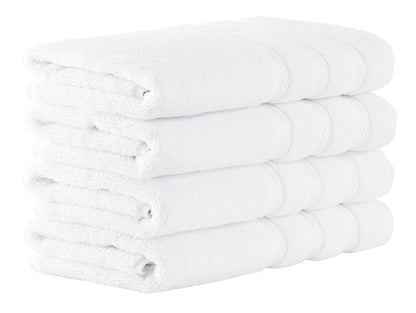 Antalya Turkish Cotton Hand Towels - 4 Pieces by Classic Turkish Towels