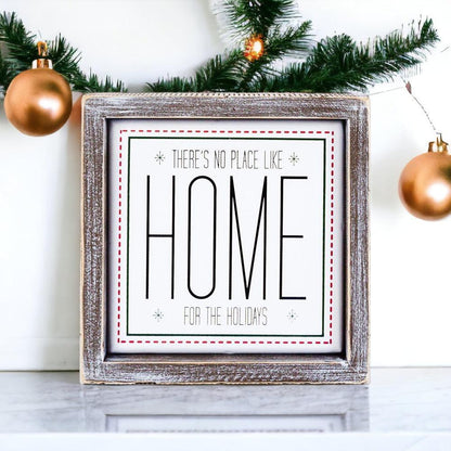 Home Holidays 7" Sign