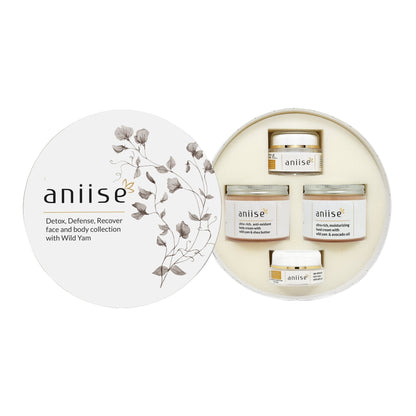 Wild Yam Body Cream Set - Face, Body, Hands, Eyes by Aniise