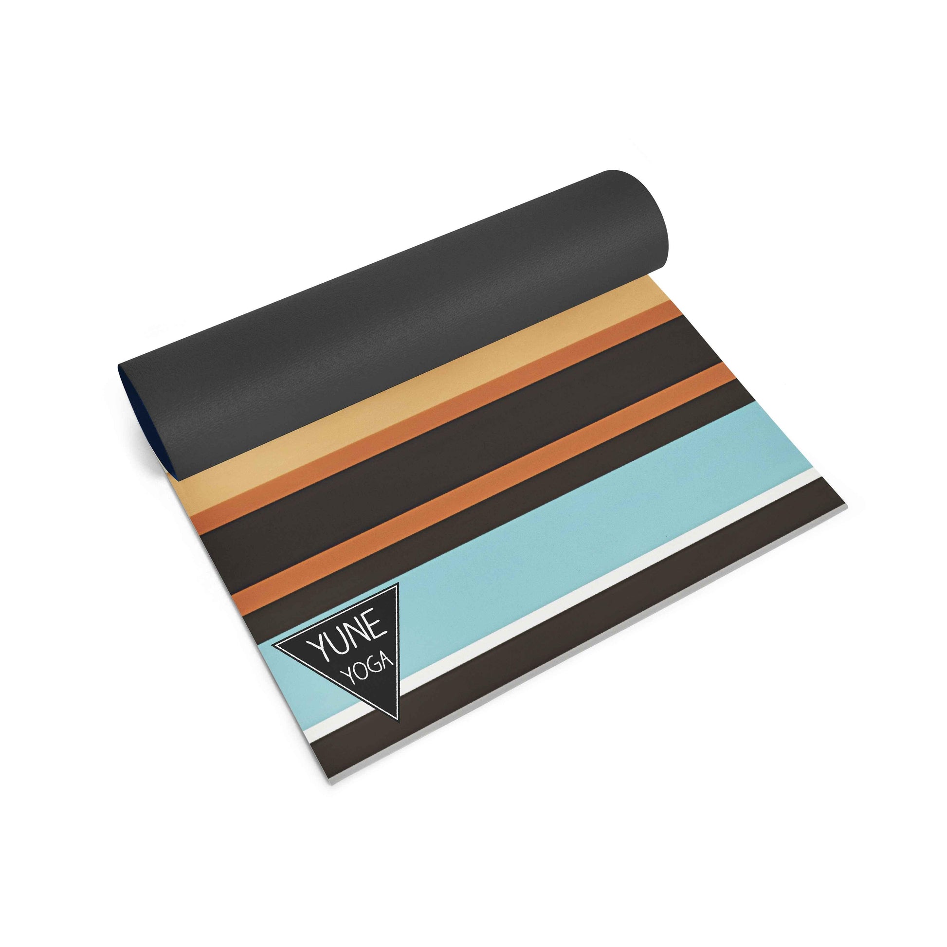Yoga Mat | 6mm Thick | Multi Color Striped | Non-Slip | Eco Friendly | Yune Yoga | Wolfs Den - Yune Yoga