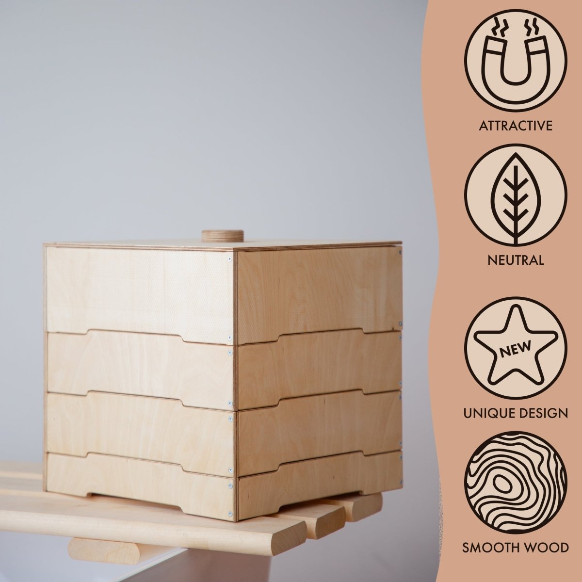 Wooden storage/sorter for constructor by Goodevas