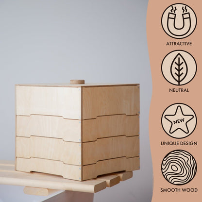 Wooden storage/sorter for constructor by Goodevas