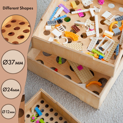 Wooden storage/sorter for constructor by Goodevas