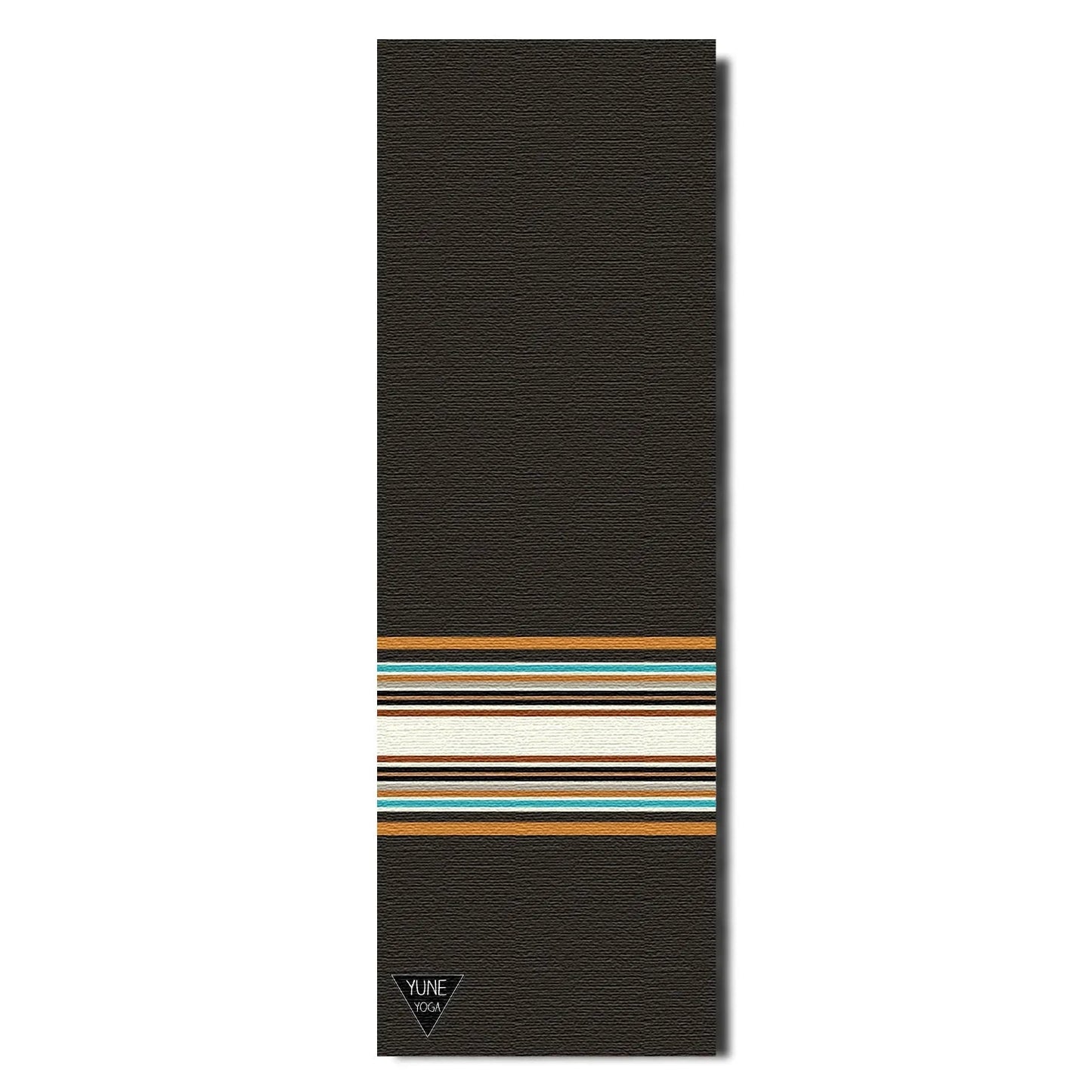 Yoga Mat | 6mm Thick | Multi Color Striped | Non-Slip | Eco Friendly | Yune Yoga | Lizard Rock - Yune Yoga