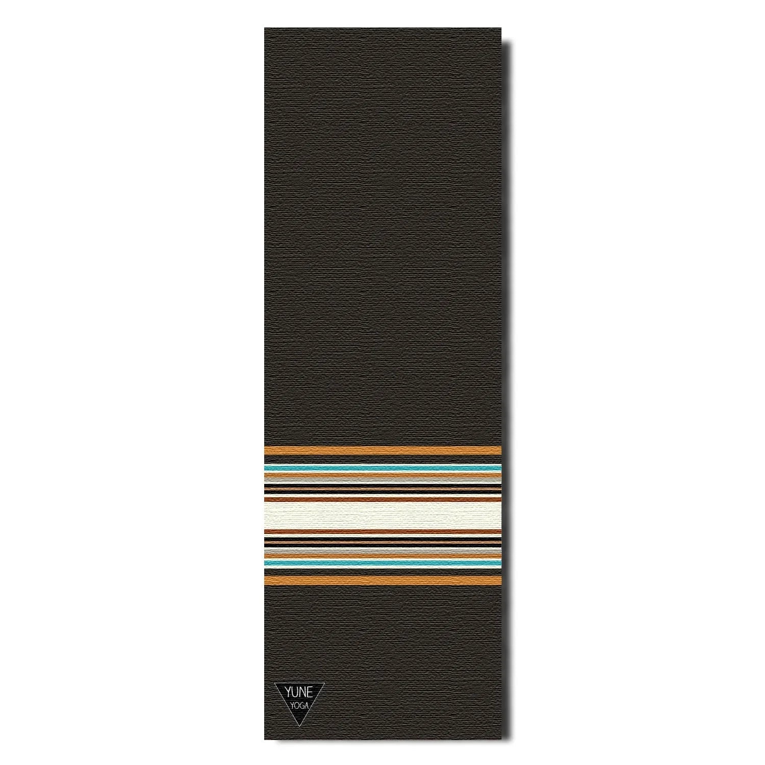 Yoga Mat | 6mm Thick | Multi Color Striped | Non-Slip | Eco Friendly | Yune Yoga | Lizard Rock - Yune Yoga