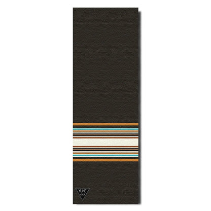 Yoga Mat | 6mm Thick | Multi Color Striped | Non-Slip | Eco Friendly | Yune Yoga | Lizard Rock - Yune Yoga