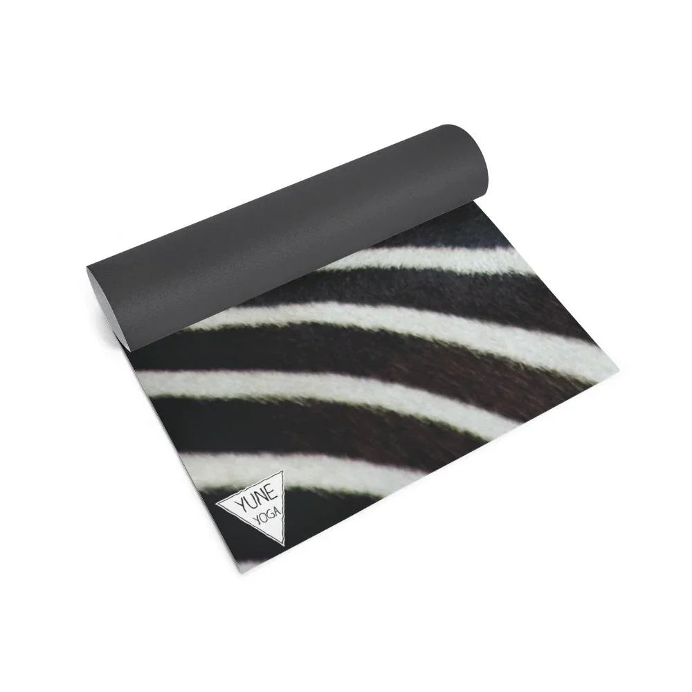 Zebra Stripe Eco-Friendly Yoga Mat – 6mm Cushioned, Non-Slip | Yune - Yune Yoga